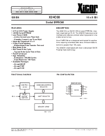 浏览型号X24C00S的Datasheet PDF文件第1页