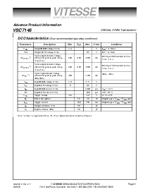 浏览型号VSC7146RH的Datasheet PDF文件第11页