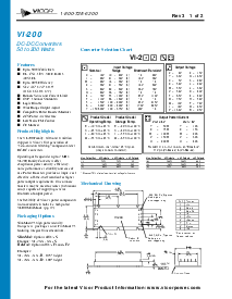 浏览型号VI-262EY的Datasheet PDF文件第1页