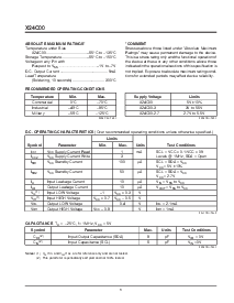 浏览型号X24C00的Datasheet PDF文件第5页