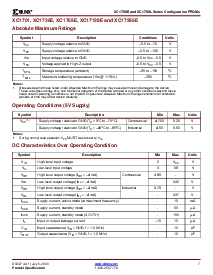 浏览型号XC1701LPD8I的Datasheet PDF文件第7页