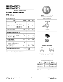 浏览型号MMBTA06LT1的Datasheet PDF文件第1页