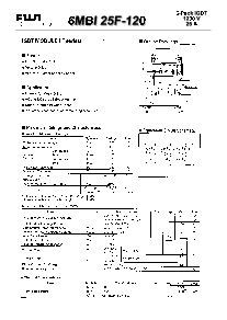 浏览型号6MBI25F-120的Datasheet PDF文件第1页
