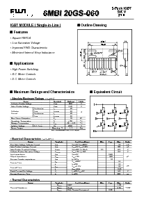 浏览型号6MBI20GS-060的Datasheet PDF文件第1页