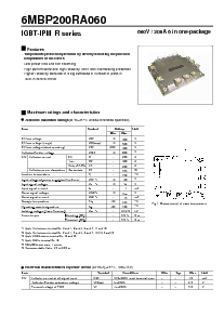 浏览型号6MBP200RA060的Datasheet PDF文件第1页