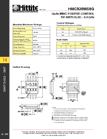 浏览型号HMC536MS8G的Datasheet PDF文件第3页