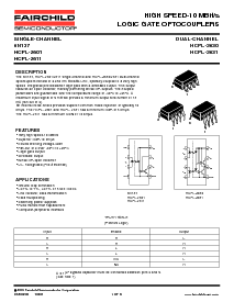 浏览型号6N137V的Datasheet PDF文件第1页