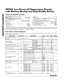 浏览型号MAX6366PKA23-T的Datasheet PDF文件第2页