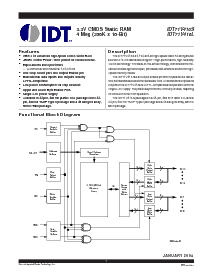 浏览型号IDT71V416S10PHG的Datasheet PDF文件第1页