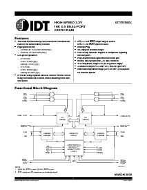 浏览型号IDT70V06S25PF的Datasheet PDF文件第1页