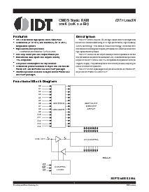 浏览型号IDT71256SA20Y的Datasheet PDF文件第1页