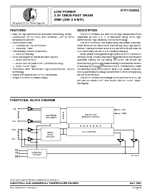 浏览型号IDT71V256SA15Y的Datasheet PDF文件第1页