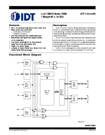 浏览型号IDT71V016SA15PHI8的Datasheet PDF文件第1页