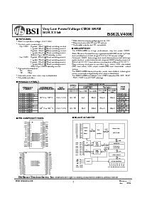 浏览型号BS62LV4006SC-55的Datasheet PDF文件第1页