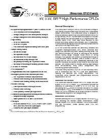 浏览型号CY37256VP208-100NC的Datasheet PDF文件第1页