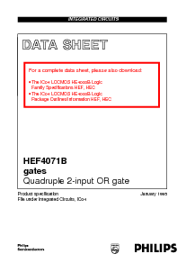 浏览型号HEF4071BT的Datasheet PDF文件第1页