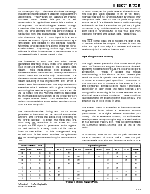浏览型号MT8971BP的Datasheet PDF文件第7页