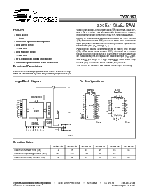 浏览型号CY7C197-20VC的Datasheet PDF文件第1页