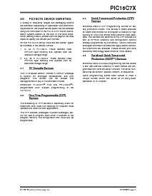 浏览型号PIC16C72-04/JW的Datasheet PDF文件第7页