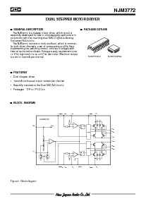 浏览型号NJM3772D2的Datasheet PDF文件第1页