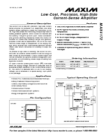 浏览型号MAX4172ESA的Datasheet PDF文件第1页