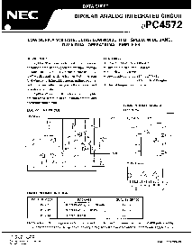 浏览型号UPC4572G2的Datasheet PDF文件第1页