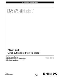 浏览型号74ABT244N的Datasheet PDF文件第1页