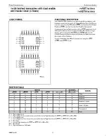 浏览型号74ABT161543DGG的Datasheet PDF文件第4页