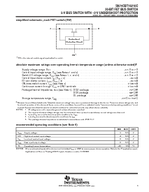 浏览型号74CBT16210CDGGRE4的Datasheet PDF文件第3页