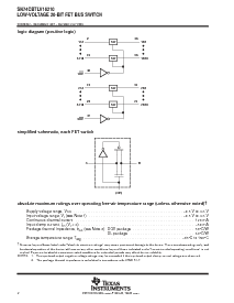 浏览型号74CBTLV16210VRE4的Datasheet PDF文件第2页