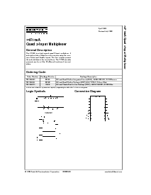 浏览型号74F157的Datasheet PDF文件第1页