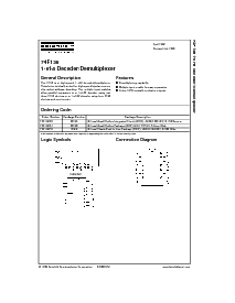 浏览型号74F138SJ的Datasheet PDF文件第1页