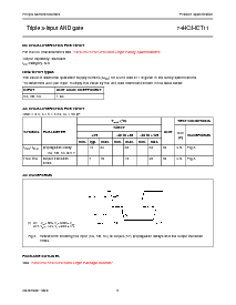 浏览型号74HC11D的Datasheet PDF文件第5页