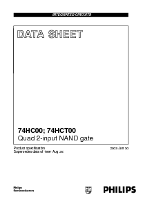 浏览型号74HC00的Datasheet PDF文件第1页