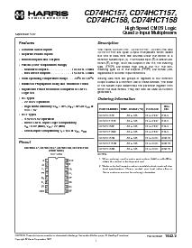 浏览型号74HC158的Datasheet PDF文件第1页