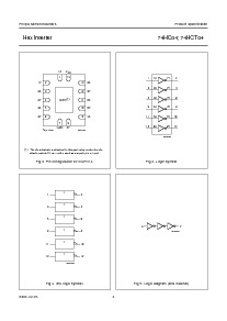 浏览型号74HC04PW的Datasheet PDF文件第4页