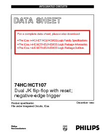 浏览型号74HC107N的Datasheet PDF文件第1页