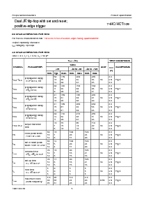 浏览型号74HC109N的Datasheet PDF文件第5页