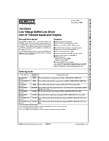 浏览型号74LCX244MTC的Datasheet PDF文件第1页