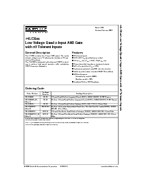 浏览型号74LCX08的Datasheet PDF文件第1页