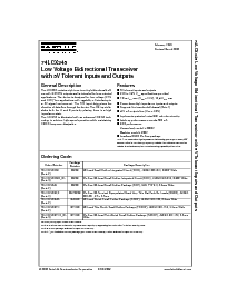 浏览型号74LCX245MTC的Datasheet PDF文件第1页