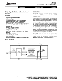 浏览型号X9429YV14I-2.7的Datasheet PDF文件第1页
