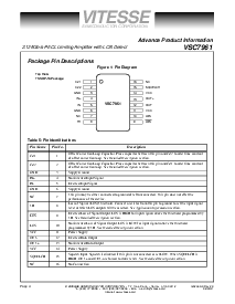浏览型号VSC7961W的Datasheet PDF文件第4页
