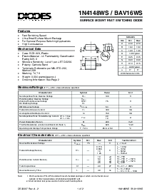 浏览型号1N4148WS的Datasheet PDF文件第1页