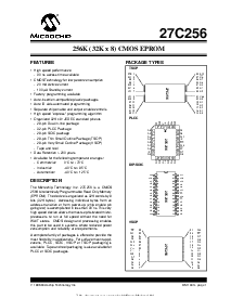 浏览型号27C256-15ESO的Datasheet PDF文件第1页