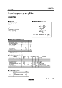 浏览型号2SD2700的Datasheet PDF文件第1页