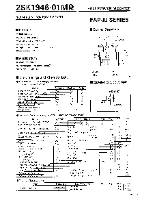 浏览型号2SK1946-01MR的Datasheet PDF文件第1页