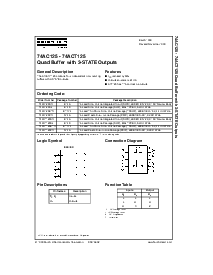 浏览型号74ACT125SCQB的Datasheet PDF文件第1页