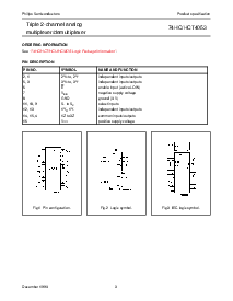 浏览型号74HC4053PW的Datasheet PDF文件第3页