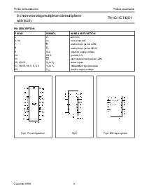 浏览型号74HC4351DB的Datasheet PDF文件第3页